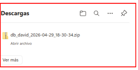 Backup completado y descargado