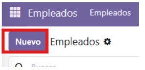 Formulario de nuevo empleado
